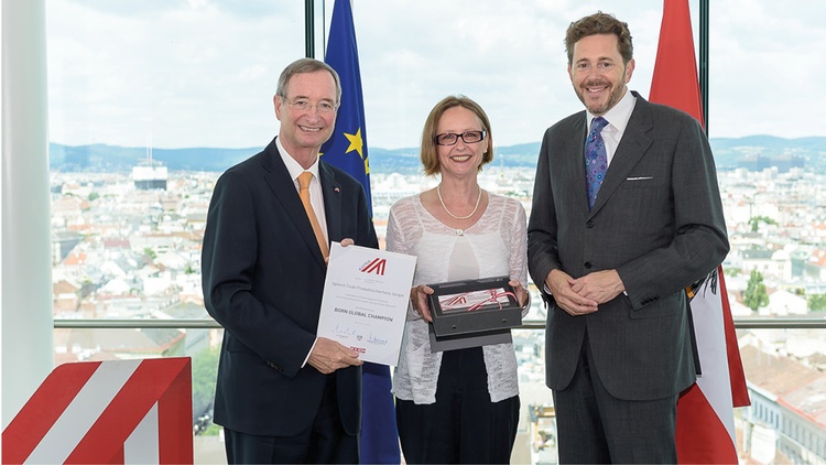 Christoph Leitl, Barbara Operschall und Harald Mahrer