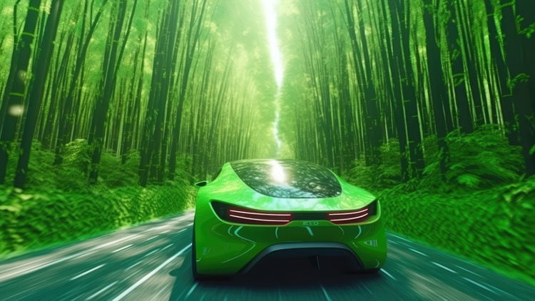 grünes auto 