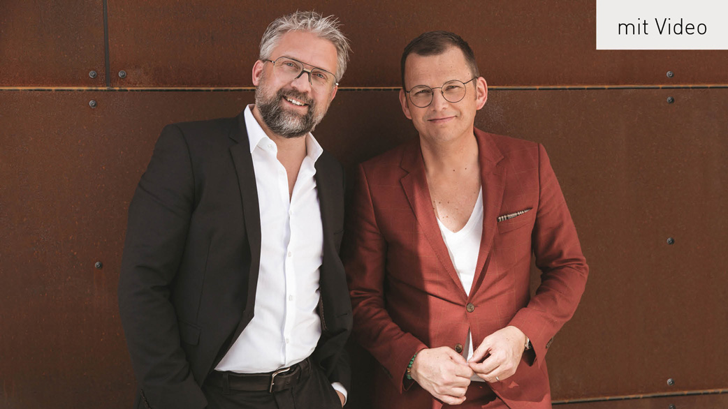 Die beiden Gründer von ANDY WOLF - Andreas Pirkheim (Andy), und Wolfgang Scheucher (Wolf)